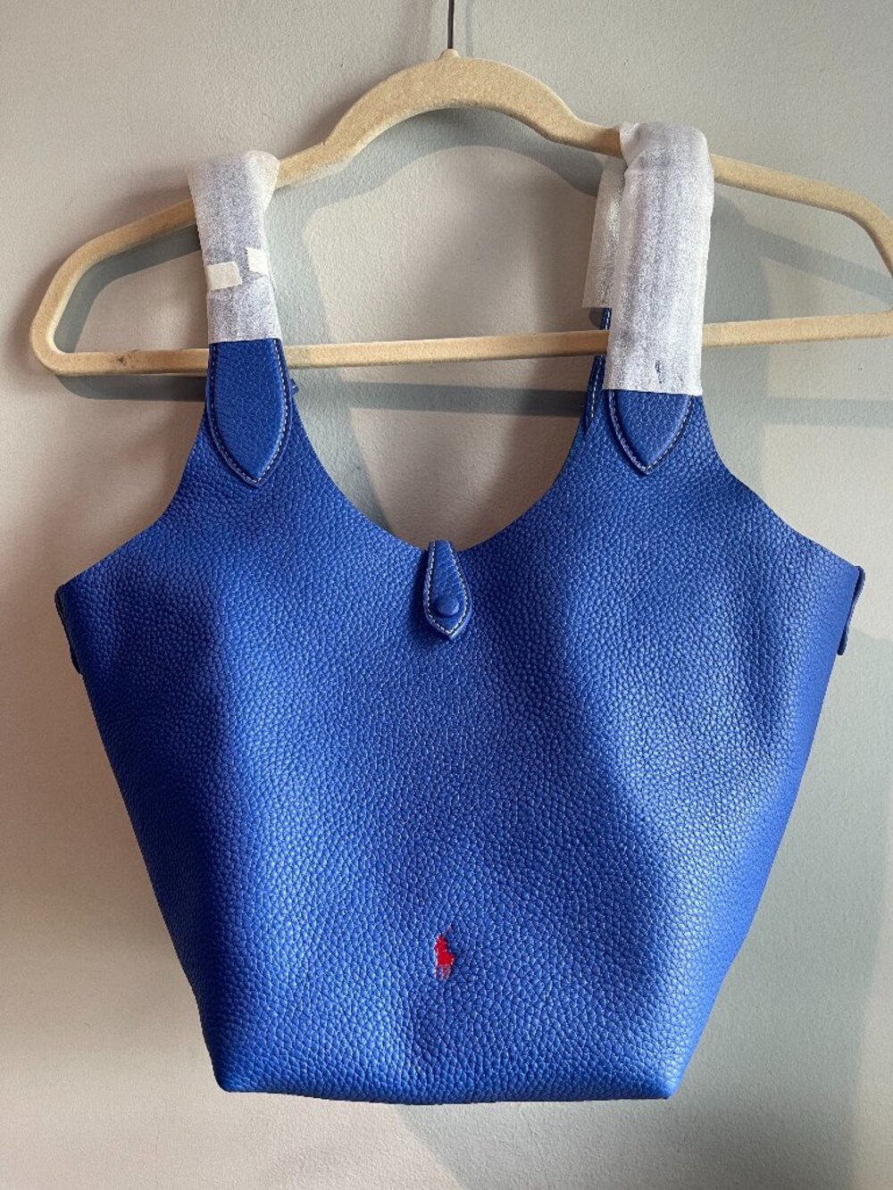 Polo Ralph Lauren Polo Play Leather Tote in Jellyfish - NWT